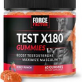 Force Factor Test X180 Gummies Testosterone Booster, 60 Gummies