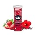 GU Energy Hydration Electrolyte Drink Tablets, Enhanced Endurance Sports Drink for Running, Cycling, Triathlon, 8-Count(96 Servings), Strawberry Hibiscus