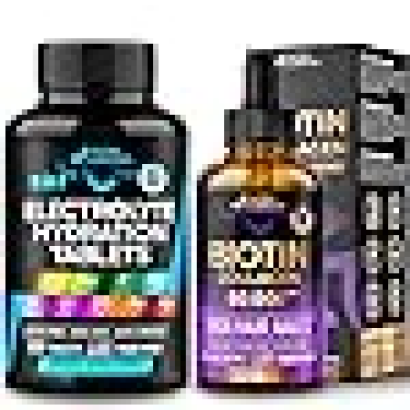 NUTRAHARMONY Electrolyte Tablets & Liquid Biotin, Collagen Drops
