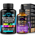 NUTRAHARMONY Electrolyte Tablets & Liquid Biotin, Collagen Drops