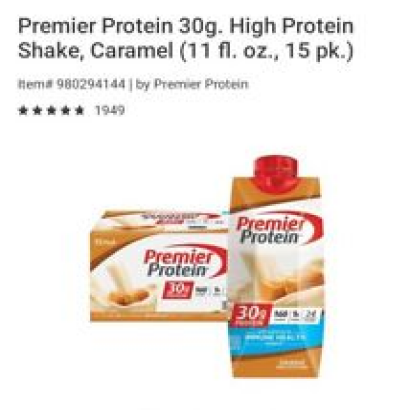Premier Protein 30g. High Protein Shake, Caramel (11 fl. oz., 15 pk.)