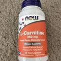 L-Carnitine 60 Caps 250 mg by Now Foods
