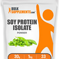 BulkSupplements Soy Protein Isolate (90% Protein) Powder - Vegan Protein Powder
