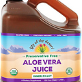 Aloe Vera Juice, Preservative Free - Inner Fillet Aloe Vera Drink, Organic Aloe