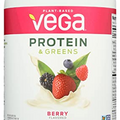 Vega Protein & Greens, Berry, Vegan Protein Powder, 20g Plant Based Protein, Low Carb, Keto, Dairy Free, Gluten Free & Non-GMO, Pea Protein for Women and Men, 21.5 Ounce