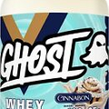 GHOST WHEY Protein Powder, Cinnabon - 2lb, 25g of Protein - exp 5/25
