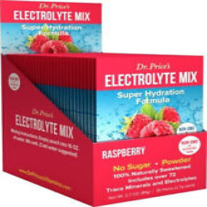 Electrolytes Powder Packets - Raspberry 30 Packets