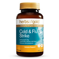Herbs of Gold Cold & Flu Strike 60 Tablets Immune Support Andrographis Vegan