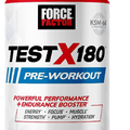 FORCE FACTOR Test X180 Pre-Workout Powder & Energy Supplement, Boost Focus & End