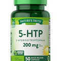 Nature's Truth 5HTP | 50 Count | 5 Hydroxytryptophan | Non-GMO & Gluten Free Supplement