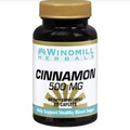 (3) pack Windmill Herbals Cinnamon Caplets Healthy Blood Sugar 500 mg 60 Ct