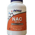 NAC (N-Acetyl Cysteine) 600 mg 250 Veg Capsules - NOW Foods, Exp. 5/2028