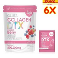 6X Detox Fiber Joji Secret Young Gluta Collagen DTX Mixed Berry 200,000 mg