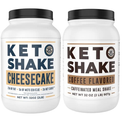 Keto Cheesecake and Keto Coffee Meal Replacement by Left Coast Performance