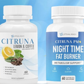 Citruna Lemon and Coffee Weight Loss Supplement PM Nighttime Fat Buner for Men and Women - 60 Capsules