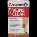 CARUSO'S VEINS CLEAR - FOR HEALTHY LEGS 60 tablets  CARUSOS HealthCo