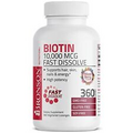 Bronson Biotin 10,000 MCG Fast Dissolve 360 Berry Lozenges