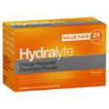 Hydralyte Electrolyte Powder 24 Sachets - Orange Flavoured Rehydration