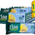 Rise Pea Protein Bar, Lemon Cashew, Soy Free, Paleo Breakfast & Snack Bar, 15g