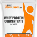 BulkSupplements Whey Protein Concentrate 80% Powder - Keto Powder