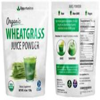 Organic Wheatgrass Juice Powder - Grown in USA, Raw, Vegan, Non-GMO - 100%...