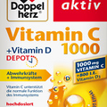 Doppelherz Vitamin C 1000 + Vitamin D Depot 30 Tablets - from Germany