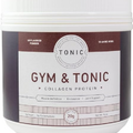 Gym & Tonic Low Calorie Collagen Protein Powder with 18 Amino Acids - Unflavored, Non-GMO, 0 Sugar, 0 Carbs, 20 Grams Clean Protein Per Serving, 1lb
