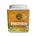 Sunwarrior Organic Classic Plus Vanilla Protein Powder - Vanilla 13.2 oz