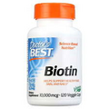 Biotin for Hair, Skin & Nails - Vegan - 10,000 MCG (120 Vegetarian Capsules)