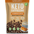 NutriKeto Keto Cappuccino - Pumpkin Spice - Low Carb/High Fat (LCHF) - Ketogenic Diet - 28 Servings
