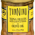 Tonnino Tuna Fillets - Lemon and Pepper, Olive Oil - Case of 6 - 6.7 Ounce ., 6