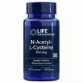 ⚡️4 X N-Acetyl-L-Cysteine 60 Vcaps 600 mg by Life Extension 4 Bottles⚡️