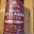 Dr. Axe / Ancient Nutrition, Multi Collagen Protein, Strawberry Lemonade, 9.65oz