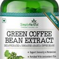 Simply Herbal Green Coffee Bean Extract Pure 800 Mg 100% Natural - 60 Capsules