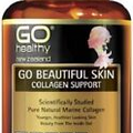 Go Healthy GO Beautiful Skin Collagen Support Caps 60 wt Natural Marine Collagen