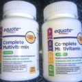 2x Equate Adults Complete Multivitamin Multimineral Health 130 Tablets x 2 = 260