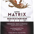 Syntrax Nutrition Matrix Protein Powder, Sustained-Release Protein Blend, Tiramisu Macchiato, 2 lbs
