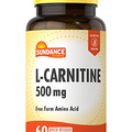 L-Carnitine 500mg | 60 Capsules | Free Form Amino Acid | Non-GMO and Gluten Free Supplement | by Sundance