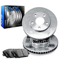 R1 Concepts eLINE Series Rear Brake Rotors with Ceramic Pads For 2014-2019 Mercedes-Benz CLA250, GLA250