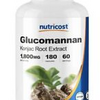 Nutricost Glucomannan 1,800mg Per Serving - 180 Capsules