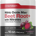 Nitric Oxide Beet Root Powder | 16 oz | Natural Mixed Berry Flavor | by Horbaach
