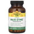 Country Life Maxi-Zyme Caps 120 Vegetarian Capsules Gluten-Free, GMP Quality