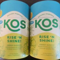 2X Kos Rise 'N Shine Energy Gummies Citrus 60 Gummies Caffeine + Vitamins 12/23