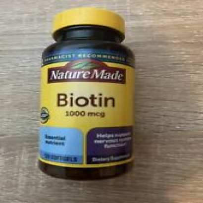 Nature Made, Biotin 1000 mcg 120 Softgels
