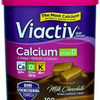 Viactiv Calcium + Vitamin D Supplement Soft Chews, Milk Chocolate, 100 Ct