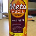Metamucil Psyllium Fiber Supplement 4-in-1 Fiber Orange 30.4oz