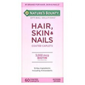 Nature's Bounty; 2Pk-Hair, Skin & Nails Formula, 3K mcg Biotin,60 Caps Exp.12/25