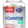 Jarrow Formulas L-Carnitine 500 mg - 100 Veggie Licaps, Pack of 2