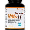 Immune Supplement Organ Therapy - Grass Fed Beef Organ Meat Complex - 90 Capsule