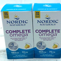 Nordic Naturals Complete Omega 565mg 60 Soft Gels 02/2026^ Lot Of 2 New Box